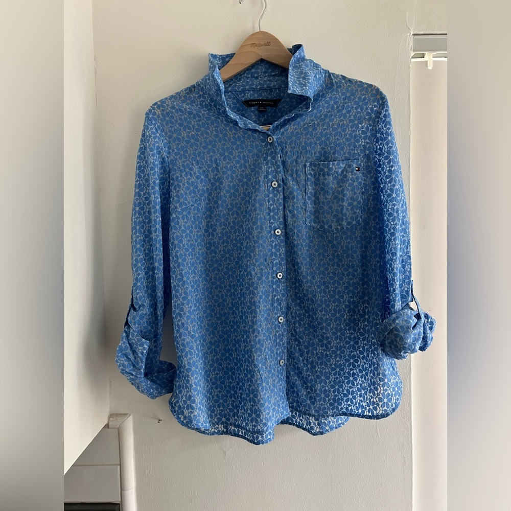 Tommy Hilfiger Print Button Down L